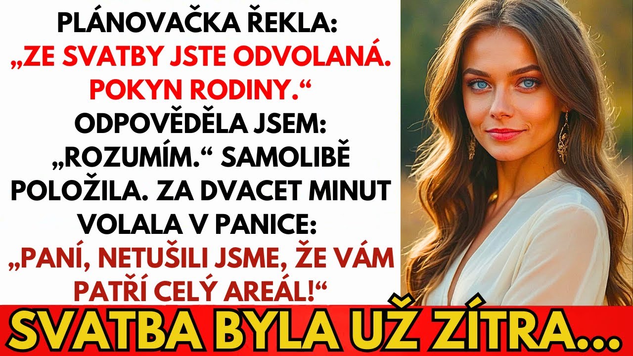 Organizátorka Svatby Mé Sestry Mě Odvolala — Pokyn Rodiny. Pak Zjistila, Že Místo Patří Mně