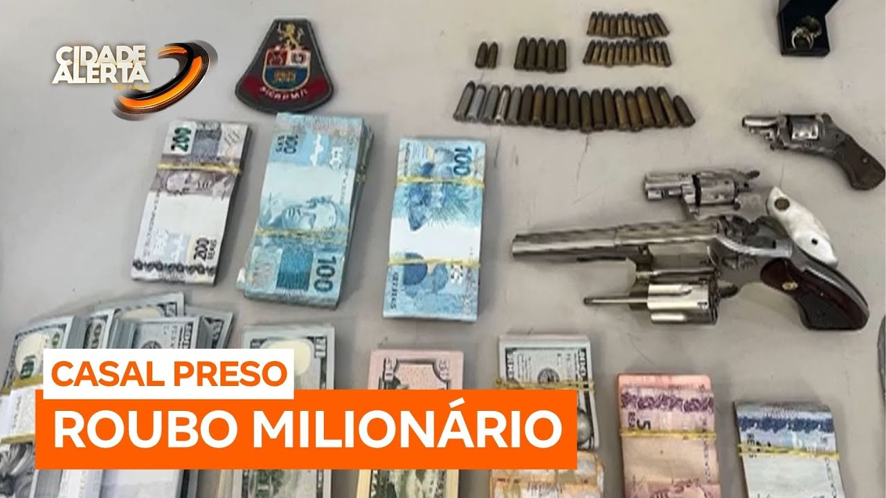Casal é preso por roubo milionário de joias e dólares em Ribeirão Preto (SP)