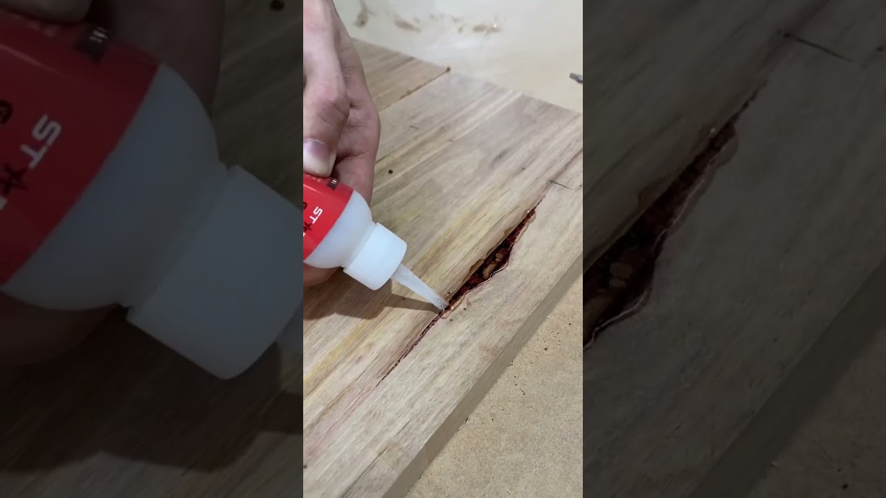 STARBOND CA Glue Demo 💦 #starbond #woodworking #diy