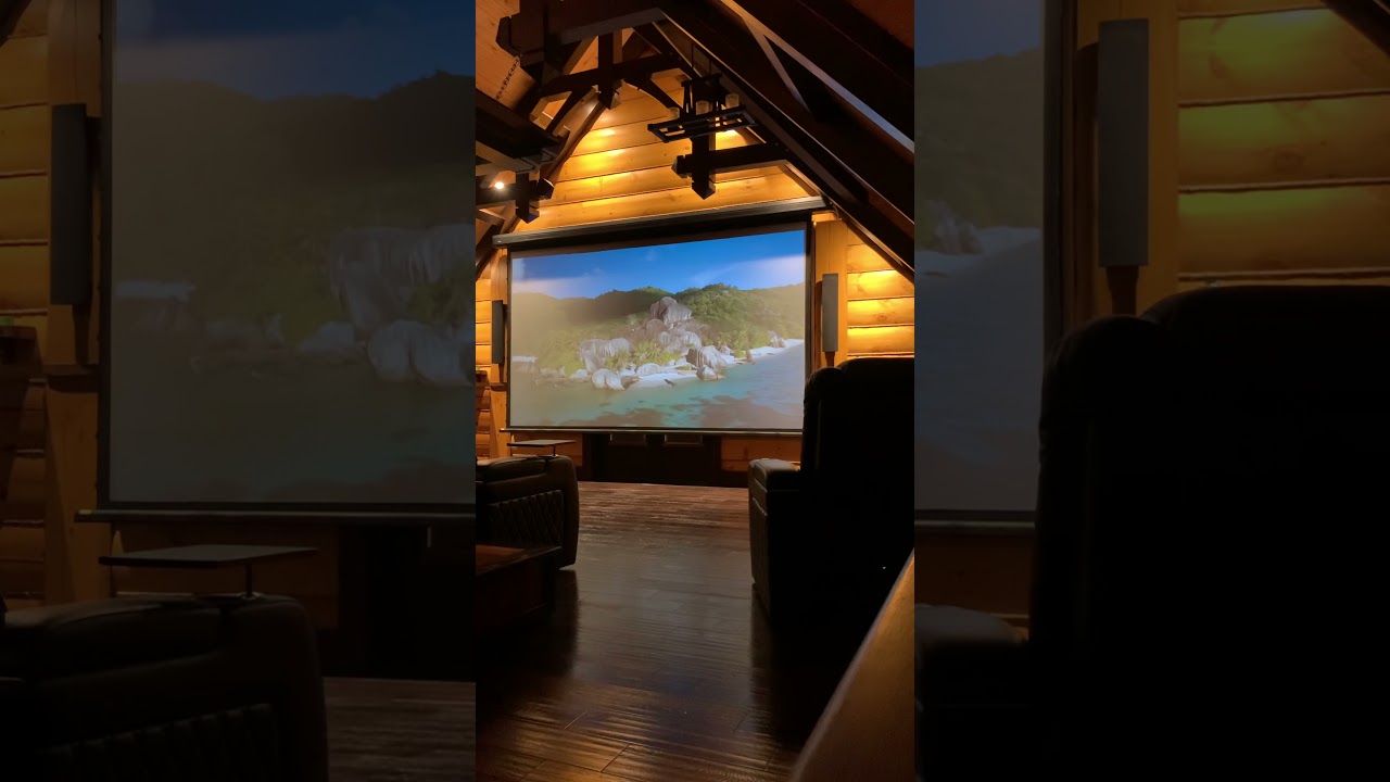 175&rdquo; Elunevision 4K screen with JCV NX7