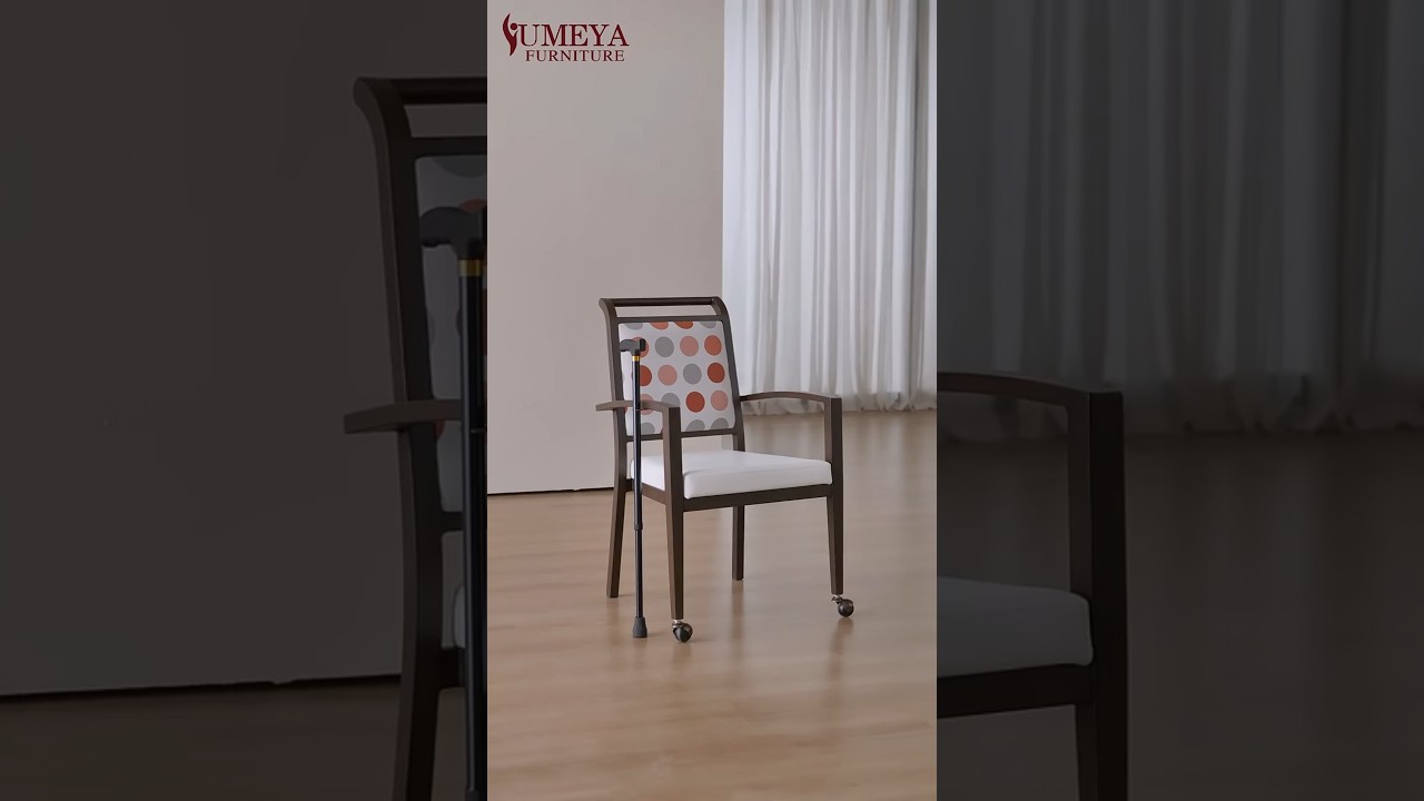 Unveiling Yumeya's metal wood grain senior living  feature chairs......