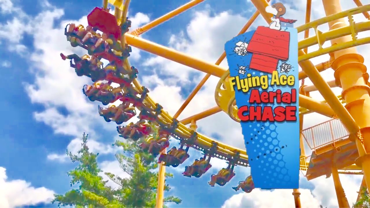 Flying Ace Aerial Chase Off-Ride HD POV Kings Island