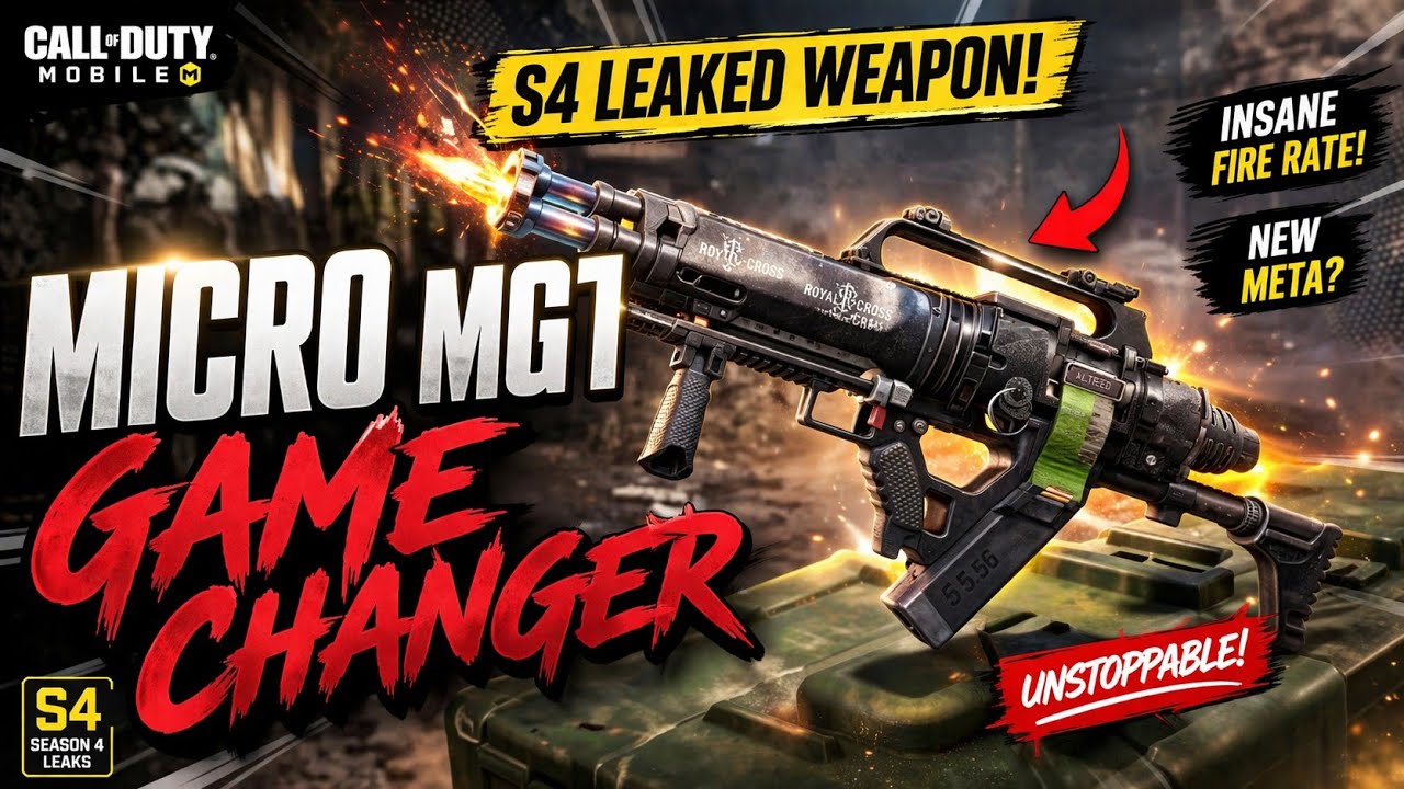 First Look of New Micro Mg1 Gun Gameplay Codm Leaks S4 Eternal Prison