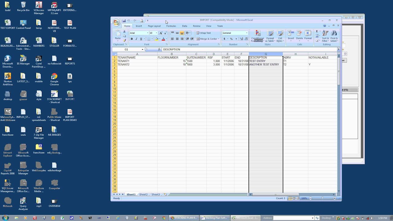 Stacking Plan Training Video: Importing Spreadsheet Data To Your Stacking Plan