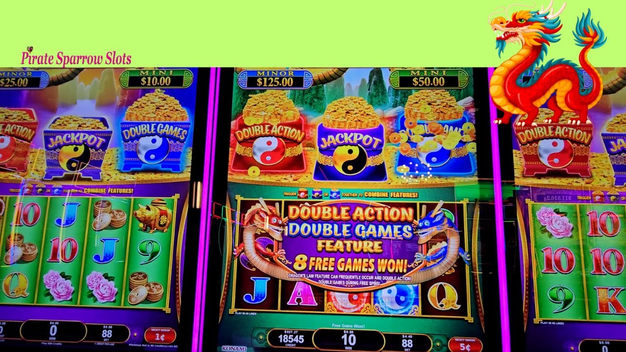 Fortune Bags  Dragons Law Hand Pay on a Fast Spin! Camera stops, but Dragons Law wins