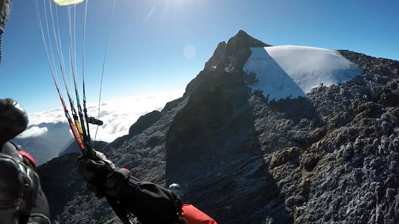 Escalada y Vuelo en Parapente desde El Glaciar la Corona del Humboldt Joanna Di Grigoli
