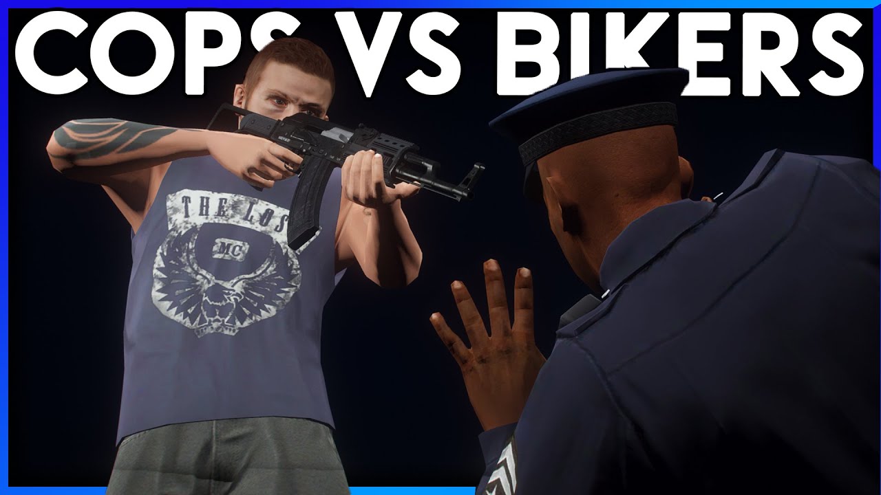 GTA RP | BIKERS ATTACK POLICE STATION
