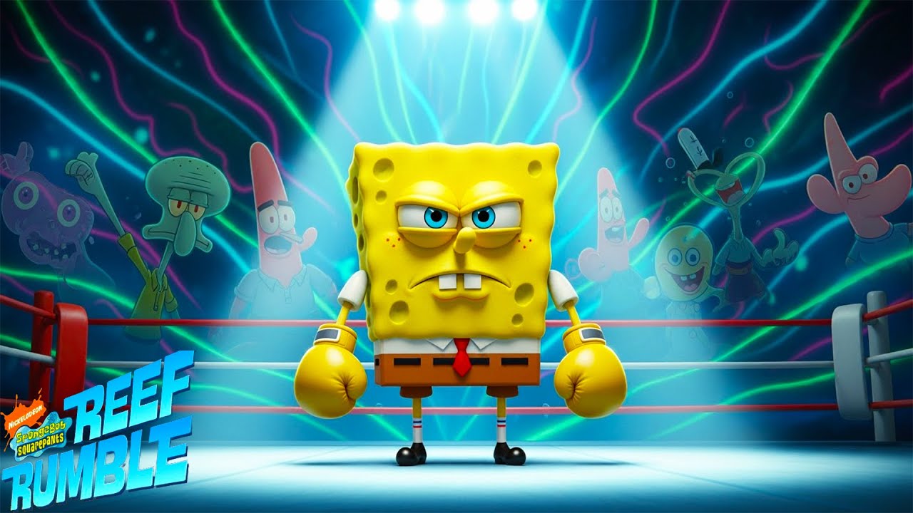 No One Can Stop Him! SpongeBob SquarePants Destroys All Challengers in Reef Rumble Tournament!