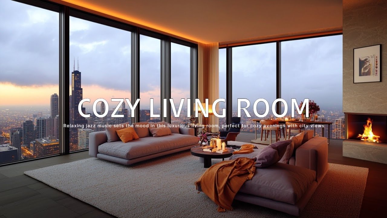 Elegant Jazz Music for Luxurious Living Room Interior Design Relaxing Sounds for Cozy Evenings
