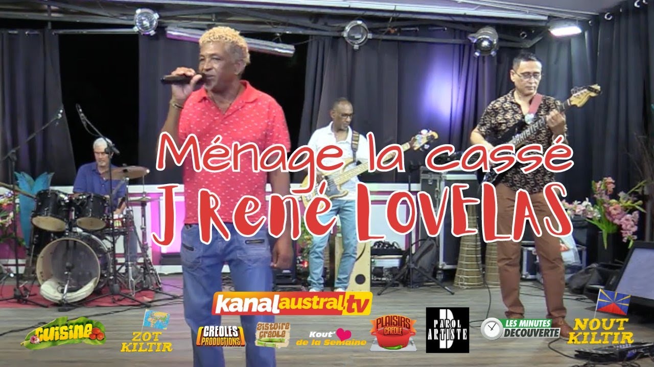JEAN RENE LOVELACE - Ménage la cassé ( en live chez KANAL AUSTRAL.TV)