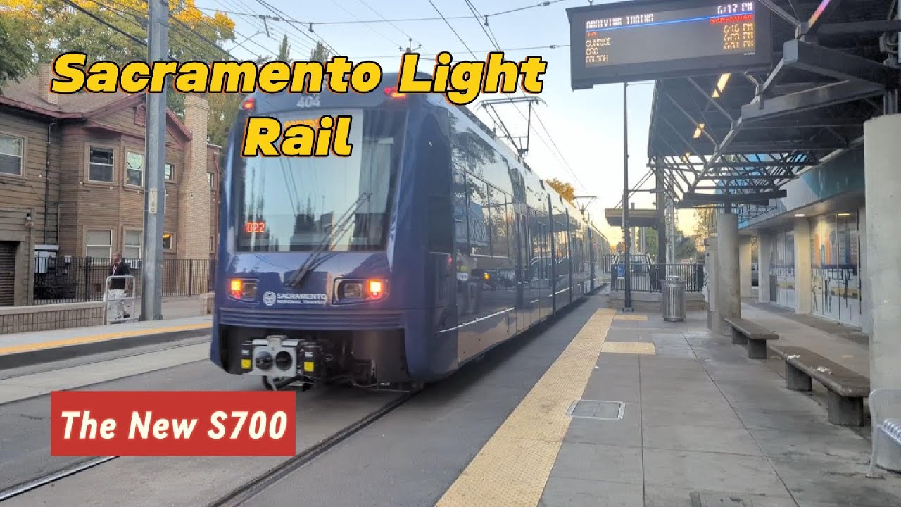 Transit: Sacramento Light Rail and the New Siemens S700.