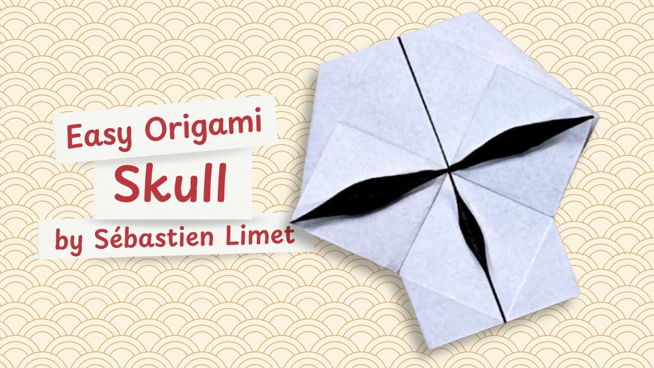 Easy Origami Skull Tutorial 💀 Step-by-Step Instructions