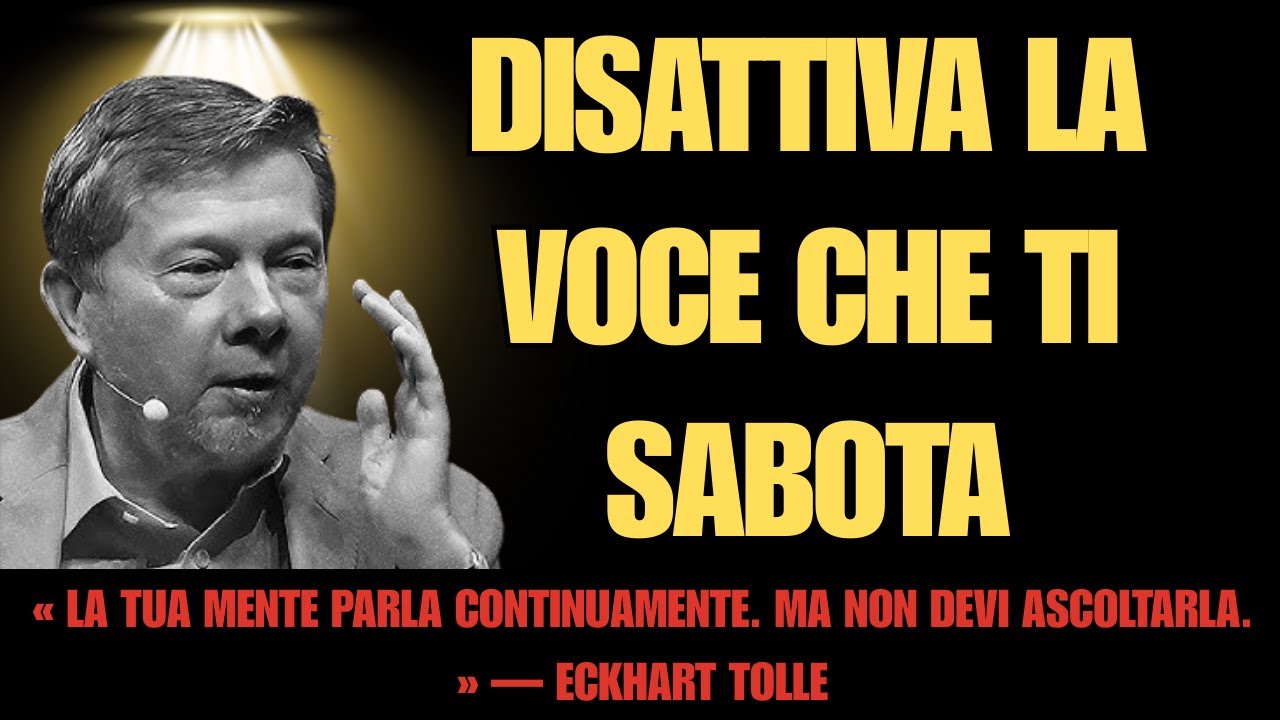 COME ZITTIRE IL DIALOGO INTERIORE E TROVARE LA PACE | Eckhart Tolle