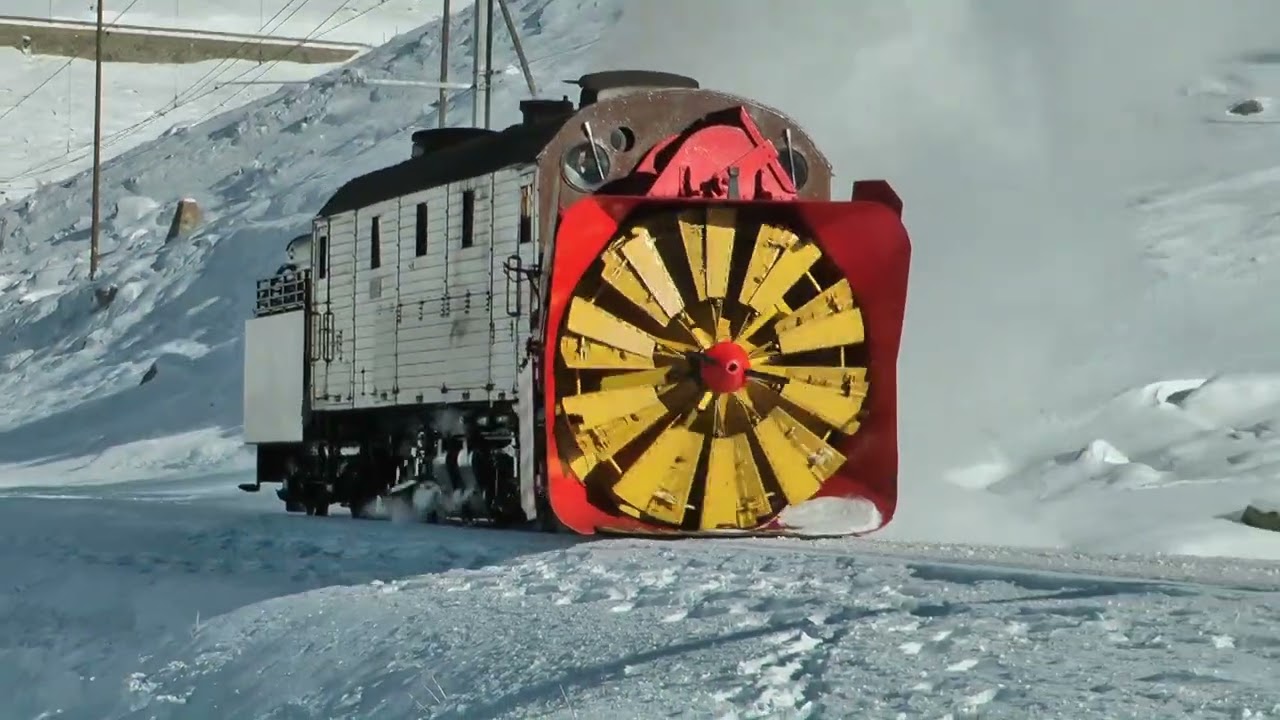 Dampfschneeschleuder der RhB im Engadin und Bernina - 20. und 23. November 2025