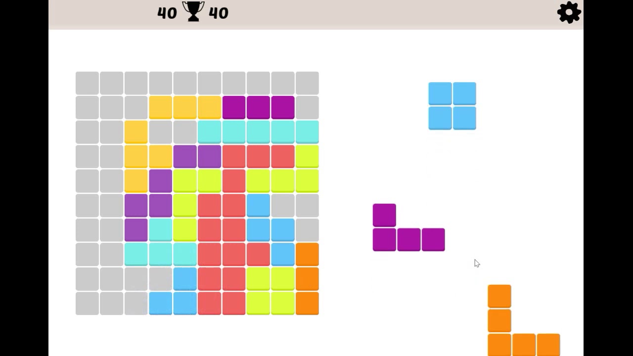 COLOR BLOCKS PUZZLE - Game preview