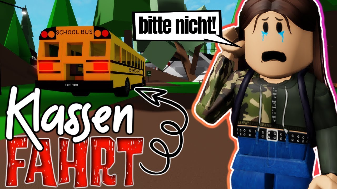 wir fahren auf KLASSENFAHRT 🚌 in BROOKHAVEN 👩🏻👩🏼🧑🏻 (Achtung 🅳🆁🅰🅼🅰) Roblox Roleplay Story RP DEUTSCH