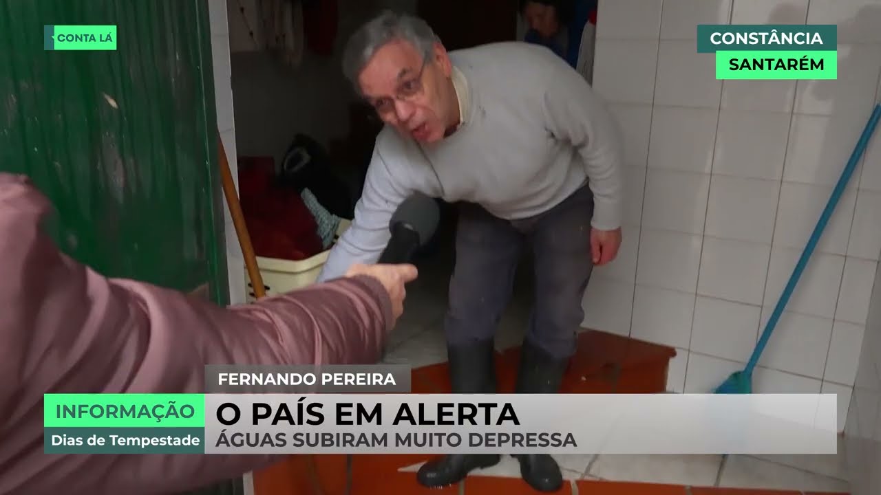 Constância limpa lama depois de cheia inigualável