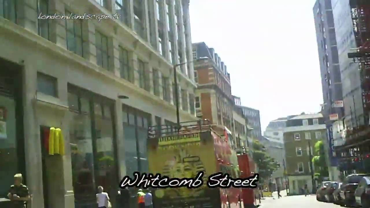 Cyclecam: Bike ride through London's West End (HD)