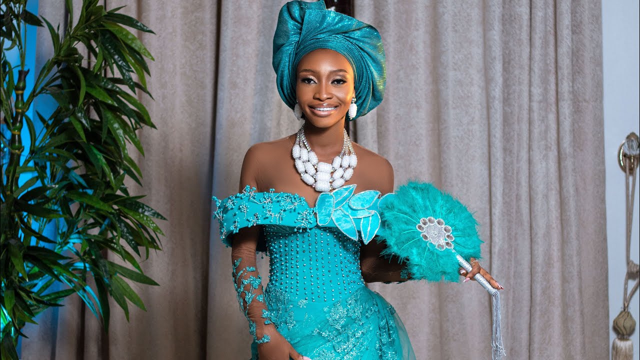 HOW TO DRAPE/ TIE IGBO BRIDE TRADITIONAL ATTIRE, LATEST METHOD.