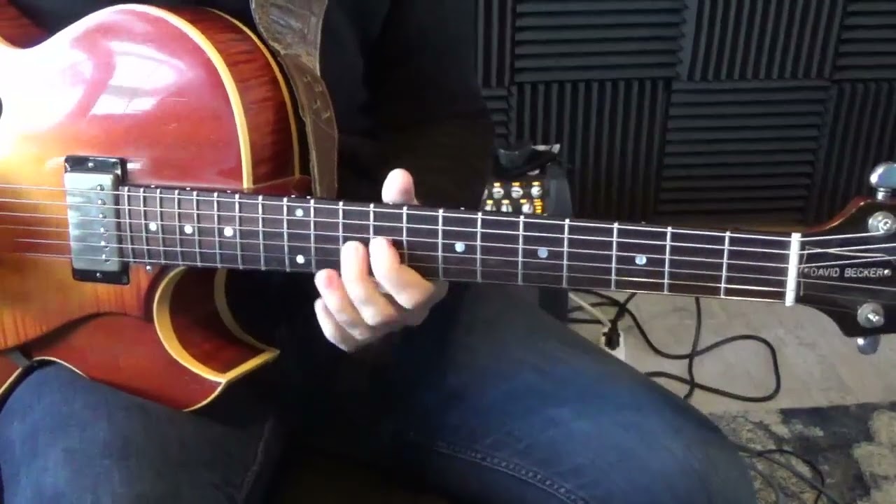 David Becker - How To Apply Melodic Minor Triads