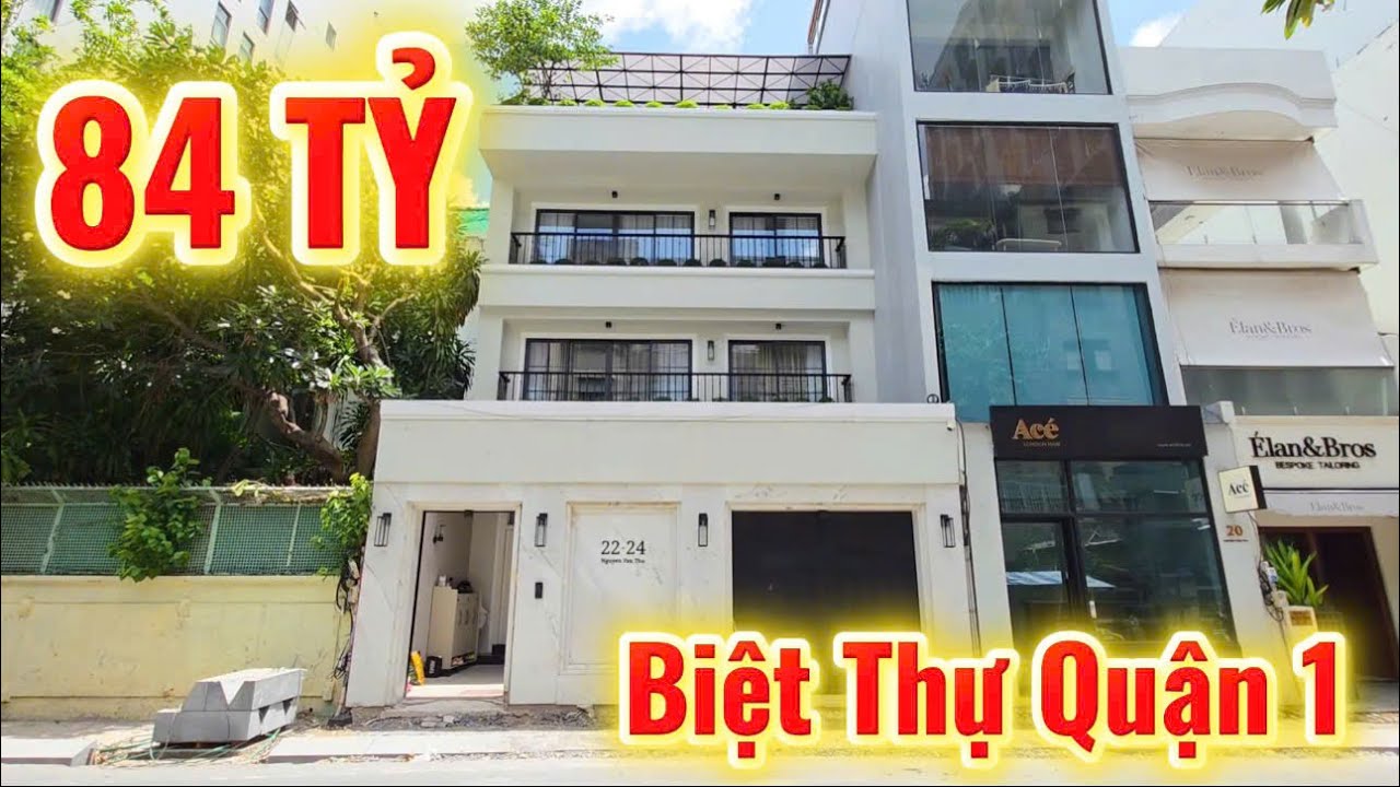 Bán Biệt Thự Quận 1- Bề Ngang 8.3m Ngay Nguyễn Bỉnh Khiêm , Điện Biên Phủ - Thiết Kế Cao Cấp
