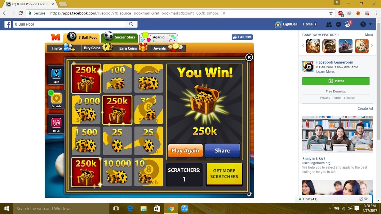 8 Ball Pool GIVEAWAY.... Moscow unlimited & 1 Lucky winner will take 500k...!!!