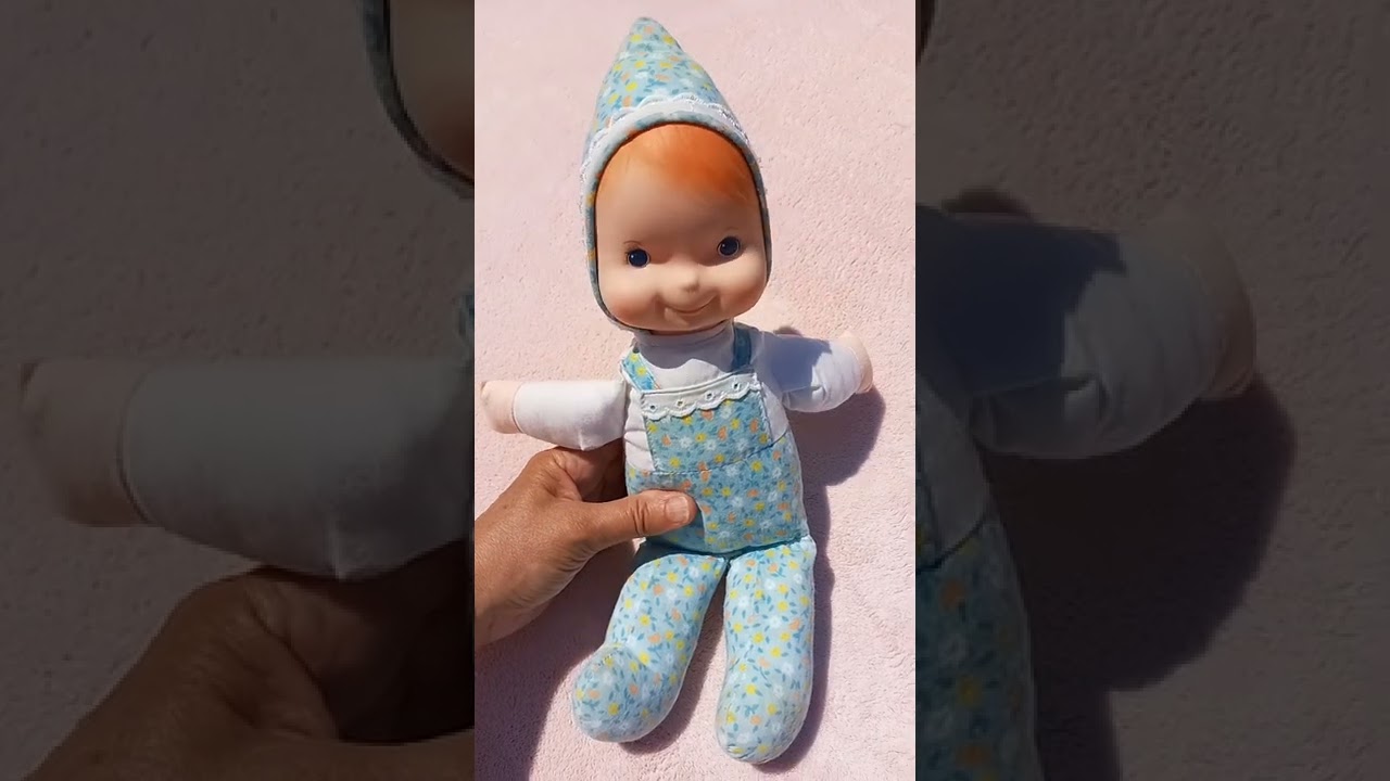 Fisher Price Vintage Rubber Face Bobbie Doll Plush #245 1980s Toy