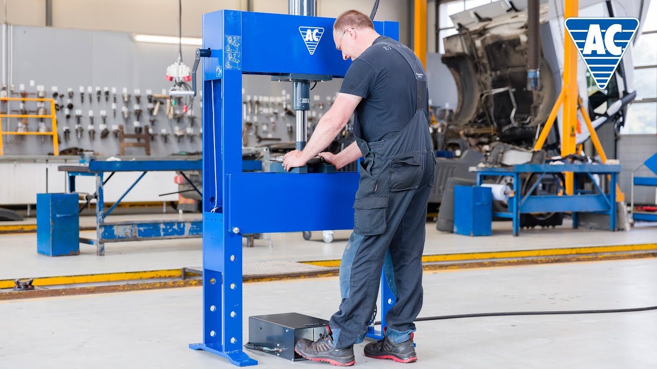 Foot operated Air Hydraulic Press   AC Hydraulic
