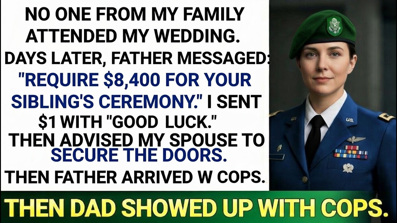 They Left My Wedding Seats Empty. Then My Dad Arrived With The Police.