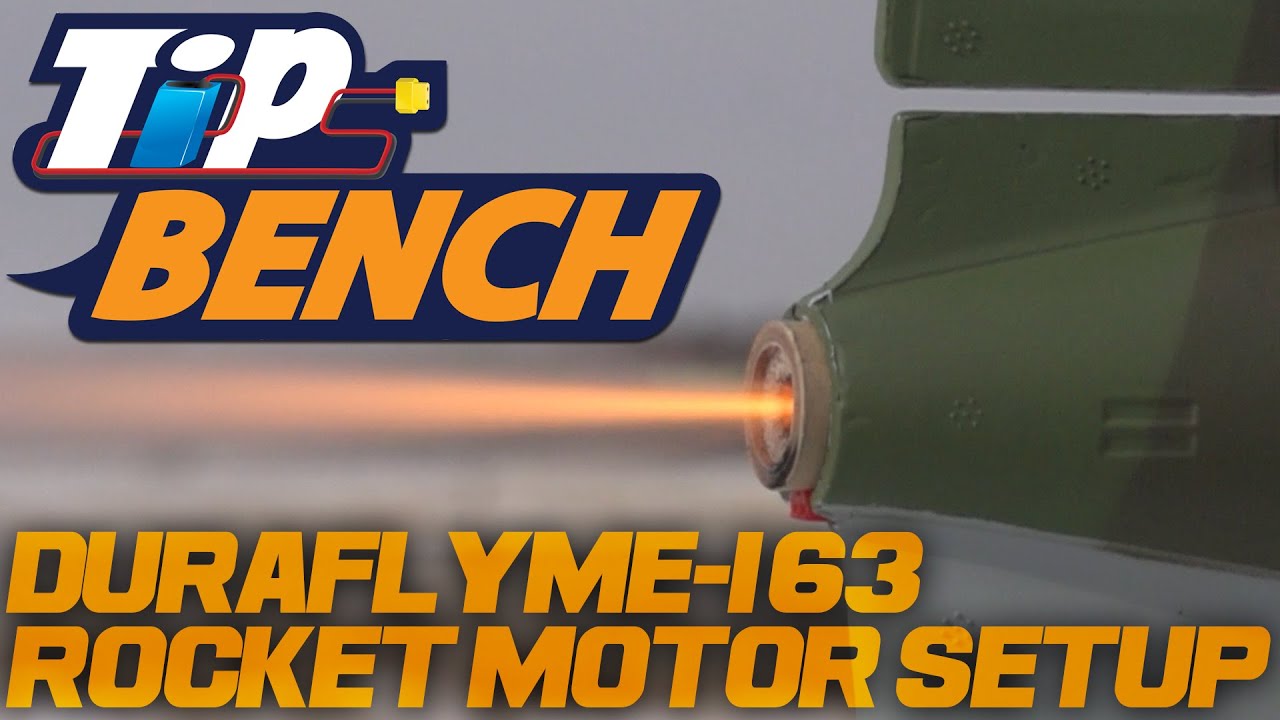 Tips Bench - Durafly Me-163 Rocket System Set-up