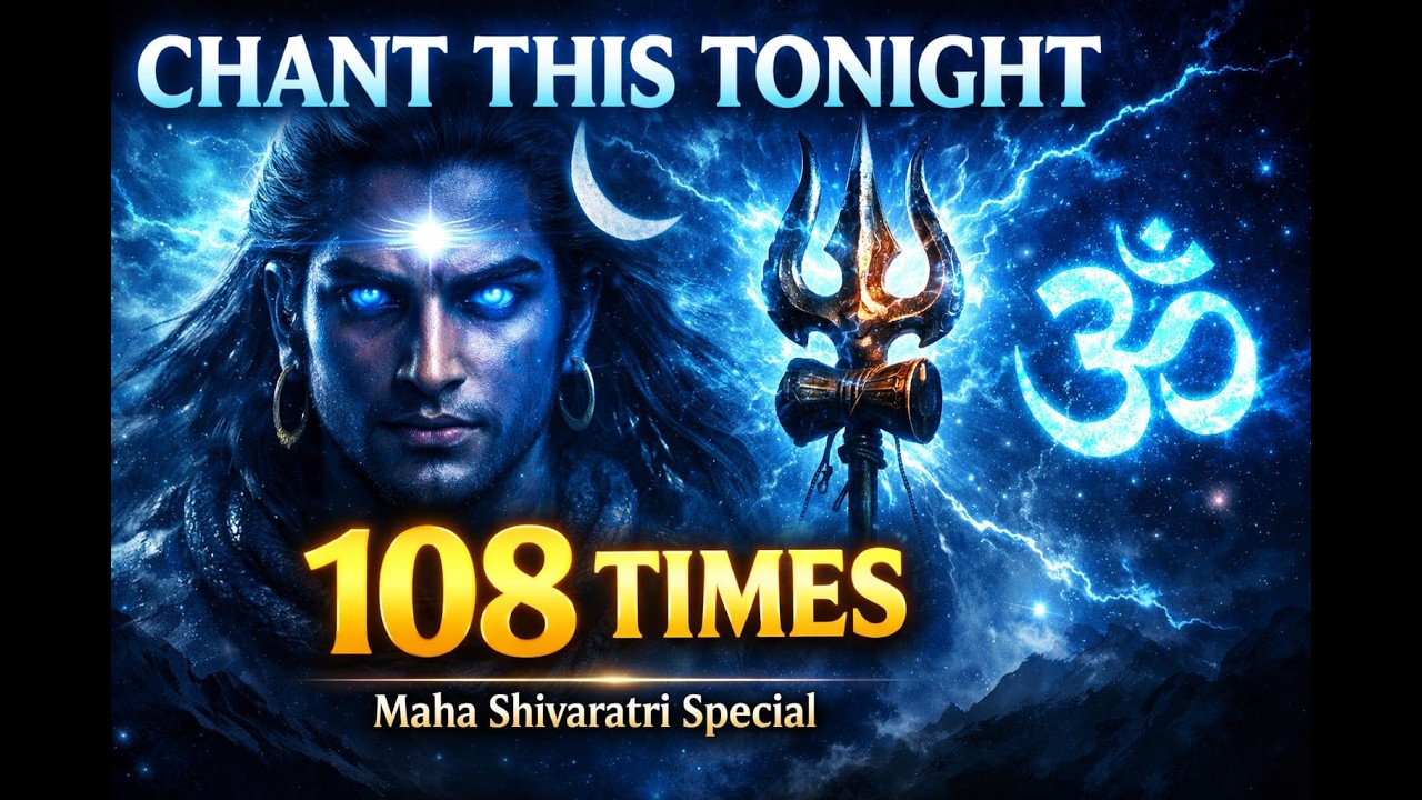 Maha Shivaratri Special 🕉 | Chanting 108 Times Om Namah Shivaya | Powerful Shiva Mantra