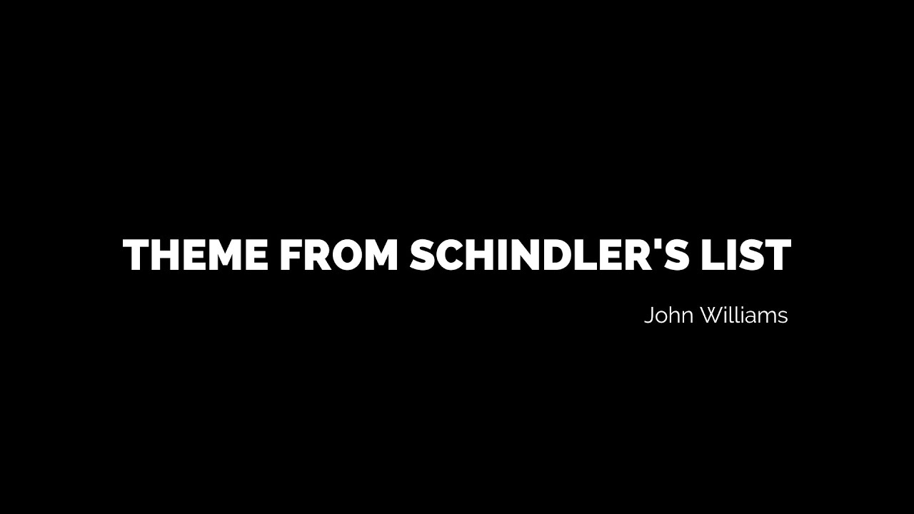 THEME FROM SCHINDLER'S LIST - Konzertorchester Oranienburg