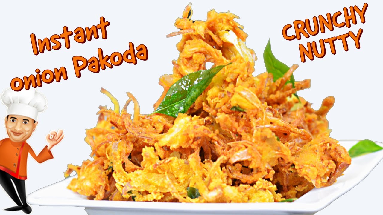 How To Make Crispy Onion Pakoda - Onion Bajji  When It Rains Enjoy The Aroma Of This Magical Pakora