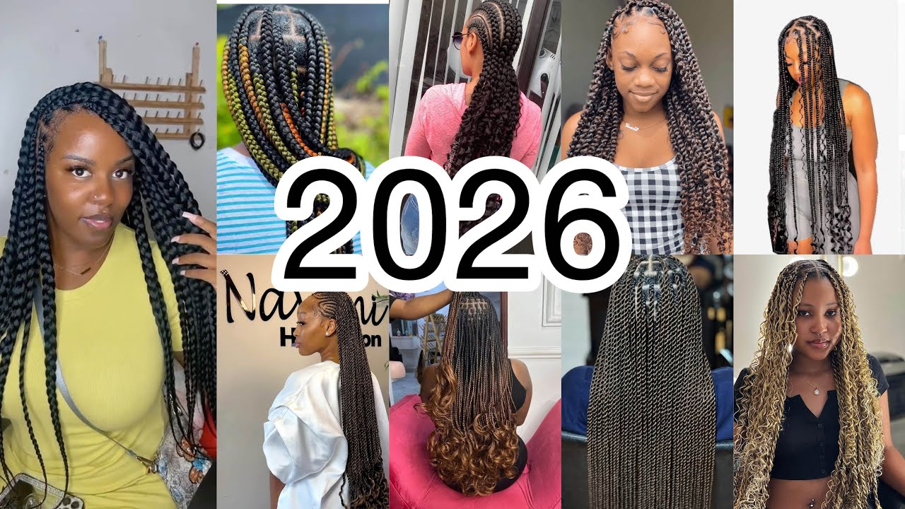 🔥Новые и уникальные прически с длинными косами 2026 года‼️Самые трендовые идеи для темнокожих женщин