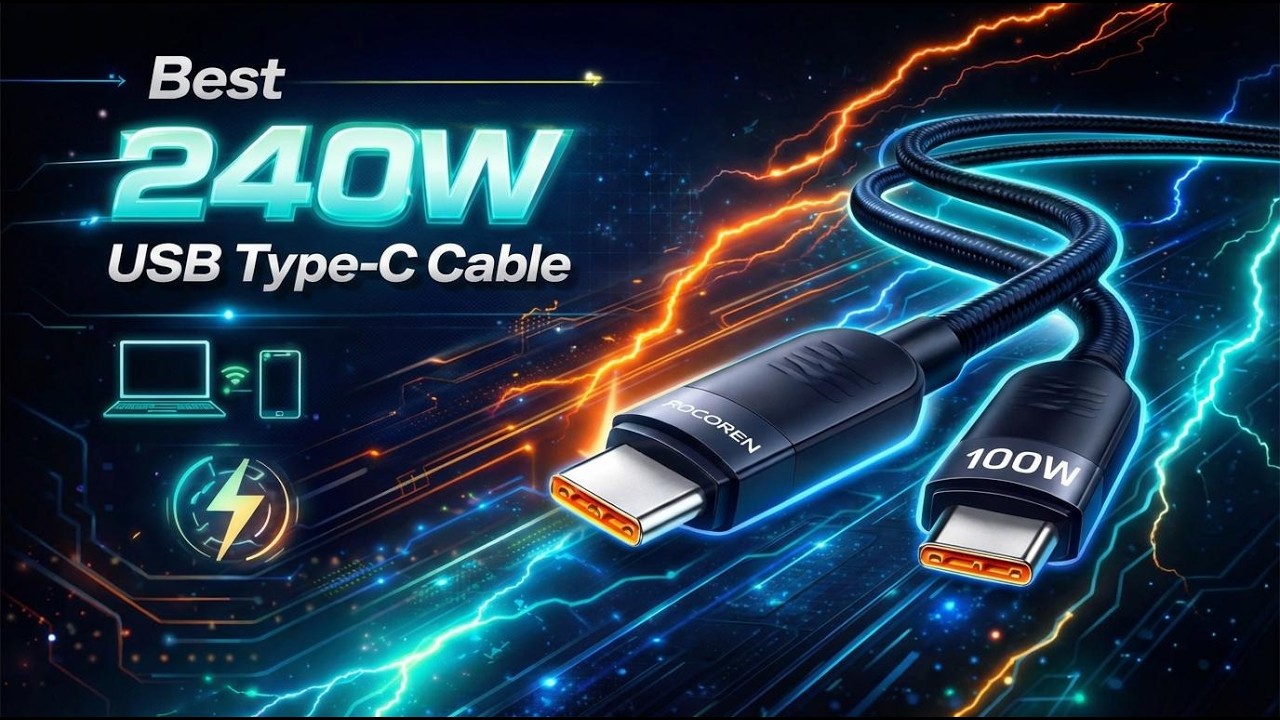 Лучший кабель USB Type-C мощностью 240 Вт – мощность и производительность