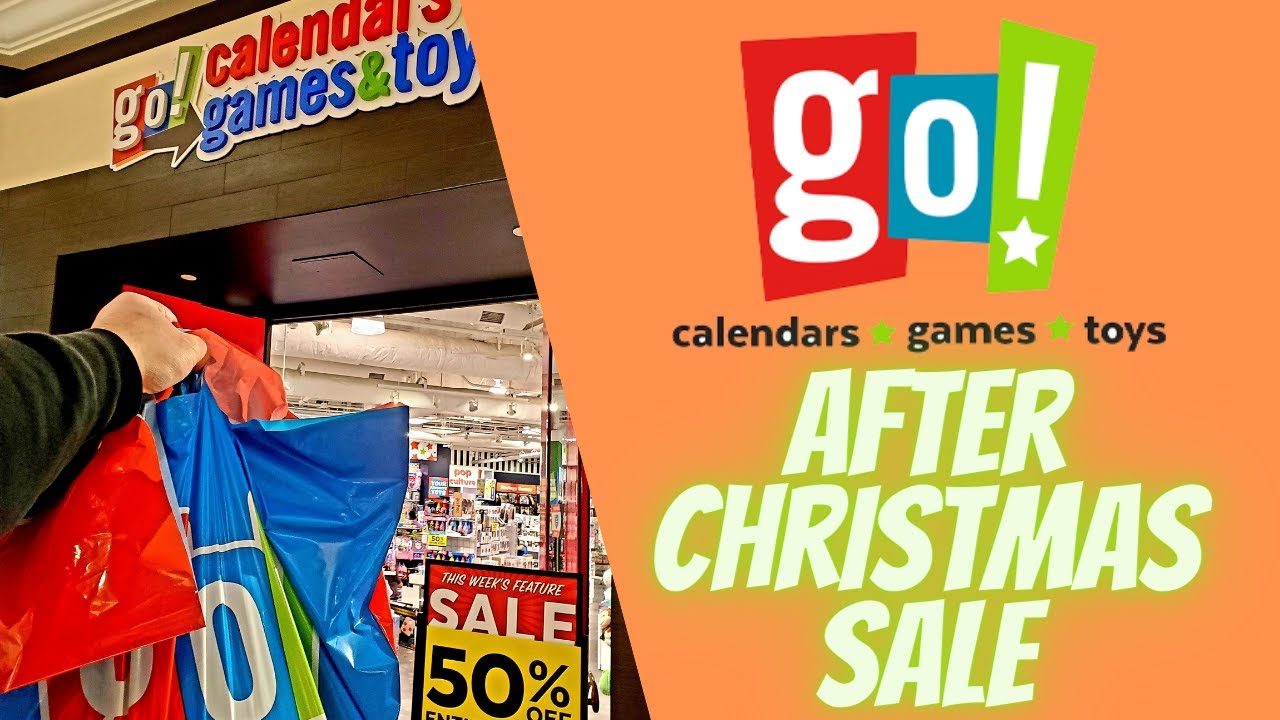 Go! Calendars Games & Toys After Christmas Sale 2020