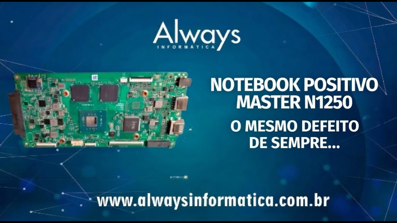 Notebook Positivo Master N1250... O mesmo problema de sempre...