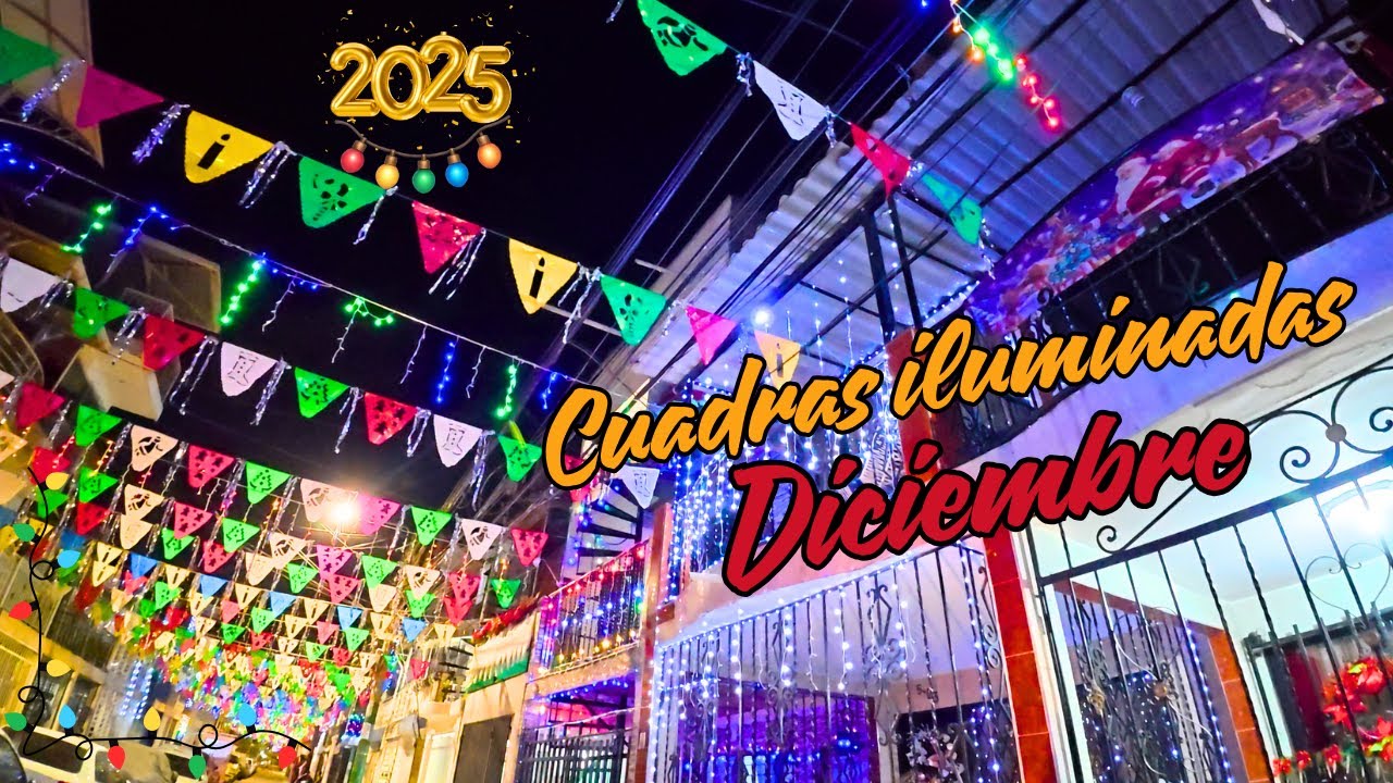 Las Cuadras mas Iluminadas de Cali en Diciembre 🇨🇴 Motovlog