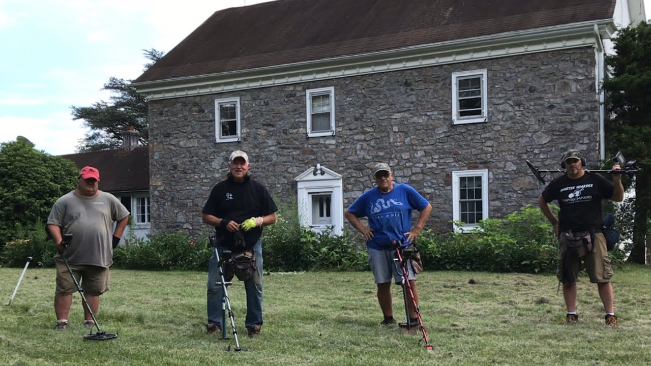 Before the U.S. Existed! - Metal Detecting a 1740’s Stone House finds STUNNING Old Coins & Relics!