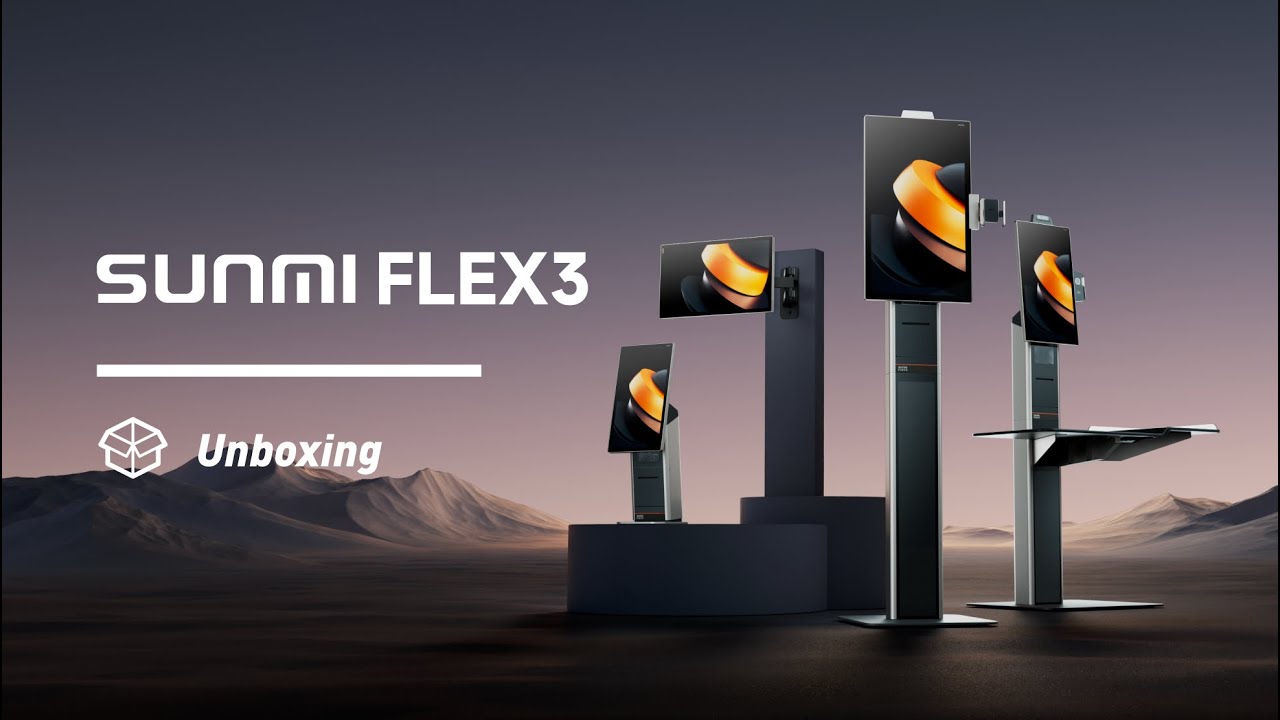 SUNMI FLEX3 — Распаковка