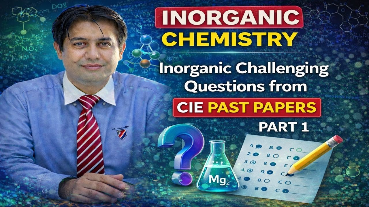 Inorganic Challenging Questions from CIE Past Papers || PART 1