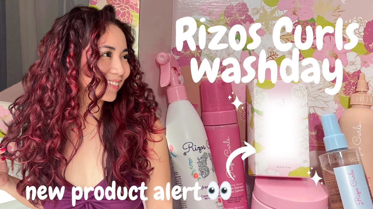 styling my Curly Wavy hair with Rizos Curls - best products of 2023 👀🤩