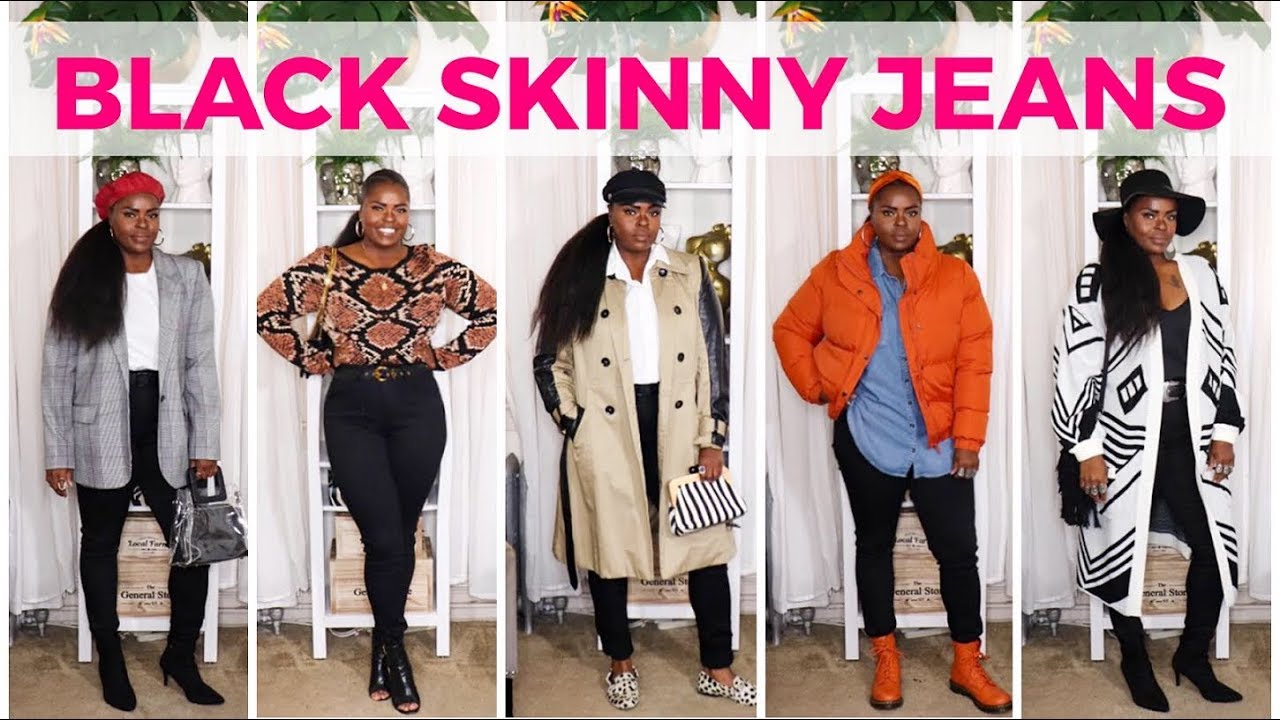 HOW TO STYLE BLACK SKINNY JEANS (10+ WAYS)