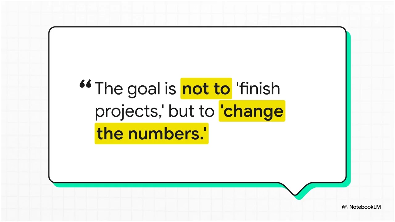 الهدف تغيير الأرقام لا إنهاء المشاريع | Change the Numbers, Not Just Finish Projects — Ch. 4, Ep. 2