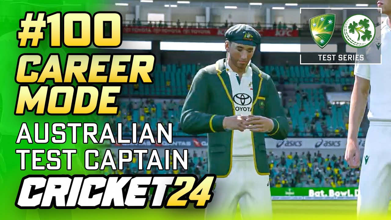 ТЕСТОВЫЙ КАПИТАН АВСТРАЛИИ — РЕЖИМ КАРЬЕРЫ CRICKET 24 № 100 (Финал 1-го сезона)