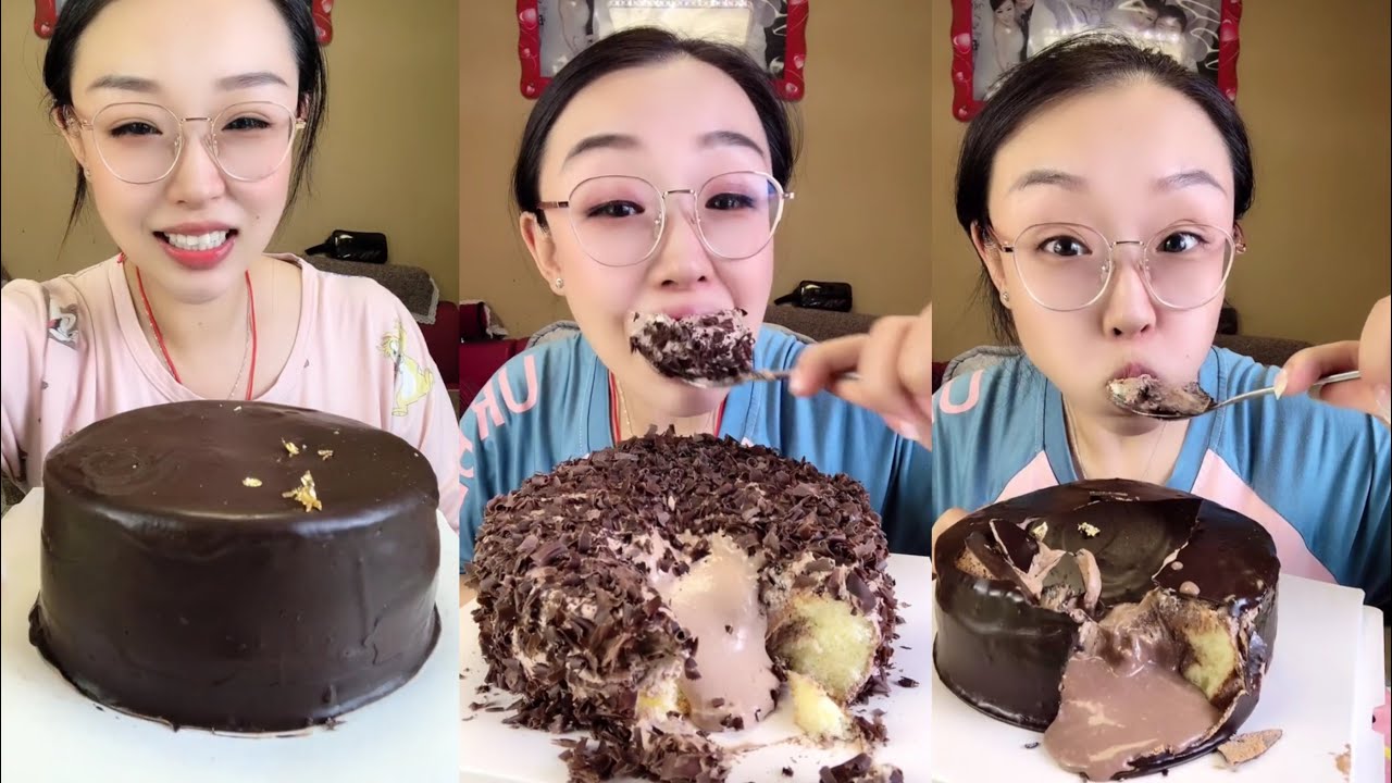 do you like cake? 초콜릿 라바 케이크를 먹어