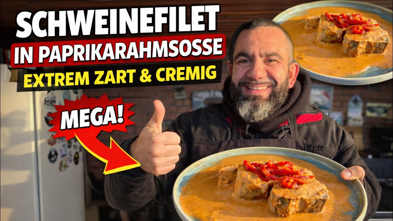 Hausmannskost pur: Schweinefielt in Paprikarahmsoße wie bei Oma