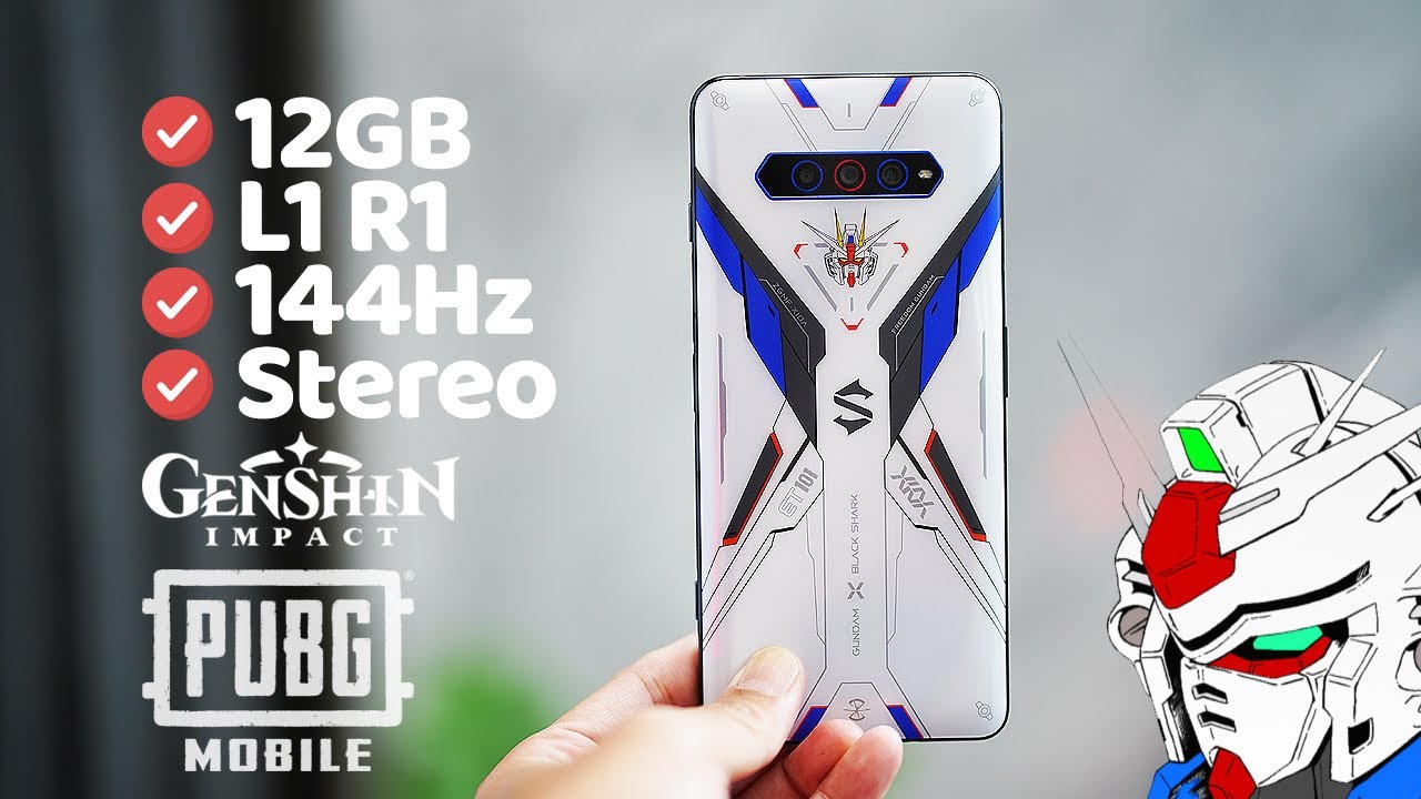 Edan‼️ BLACK SHARK 4S x GUNDAM 🔥 ada Magnetic Cooler-nya ❄️🧲