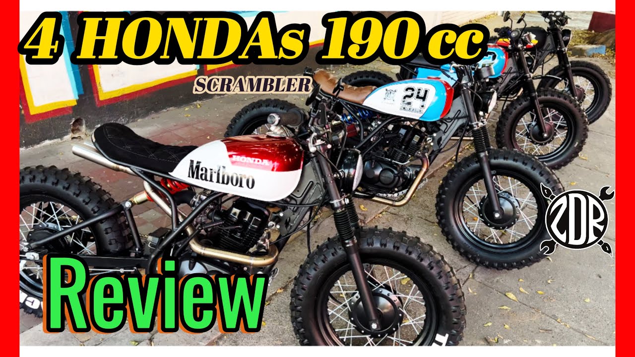 🤯🔥4 Hondas Modificadas de 150 a 190 cc ‼️ La Marlboro te va a encantar‼️ Llamtas anchas Accesorios