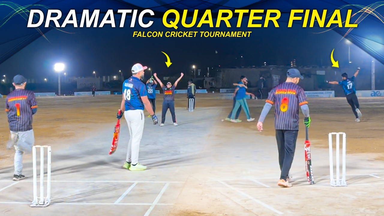 Falcon Tournament Ka Quarter Final Tasal Ka Maidaan Ban Gaya, Super Over Special Vlog !! 😱😲